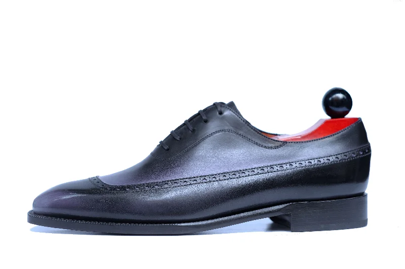 Men's Oxford shoes with a leather lining for breathabilityPatina Lavender Blossom - MTO - Sebastien