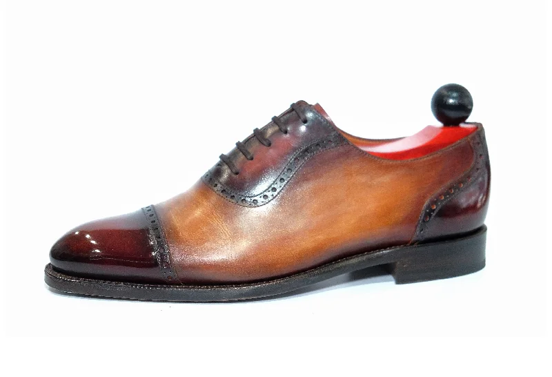 Men's Oxfords with a high - quality leather upperPatina Pinocchio - MTO - Sunnyside