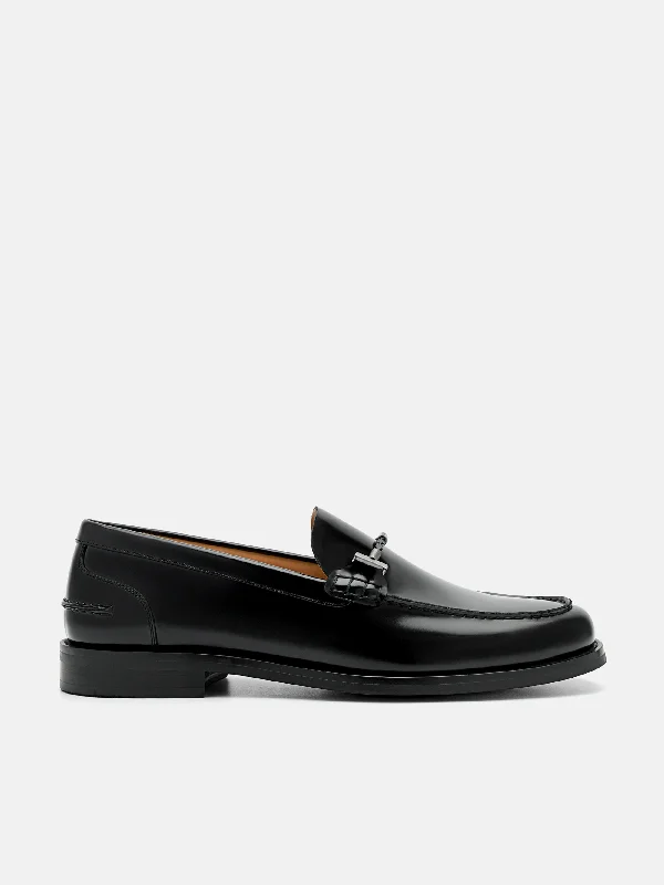 Men's loafers with a rubber sole for durabilityRobert Leather Horsebit Loafers