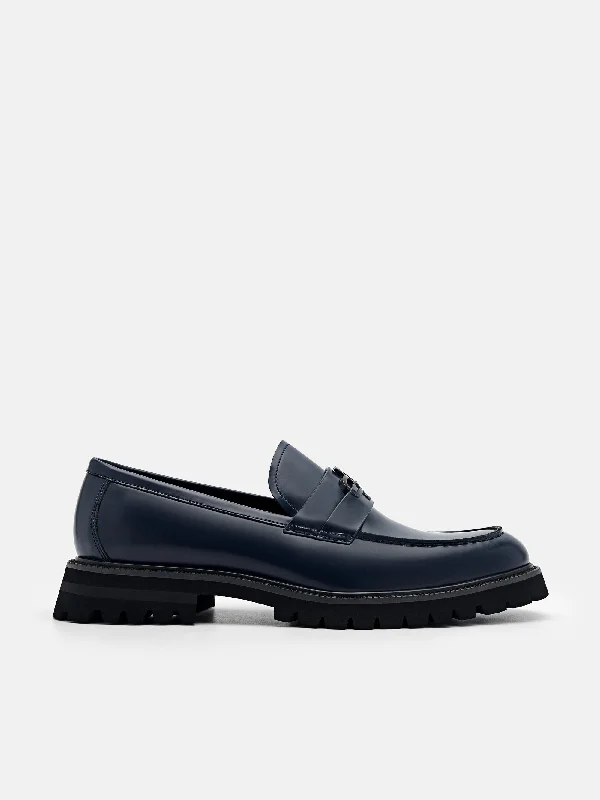 Men's loafers in a neutral color like black or brownPEDRO Icon Leather Loafers