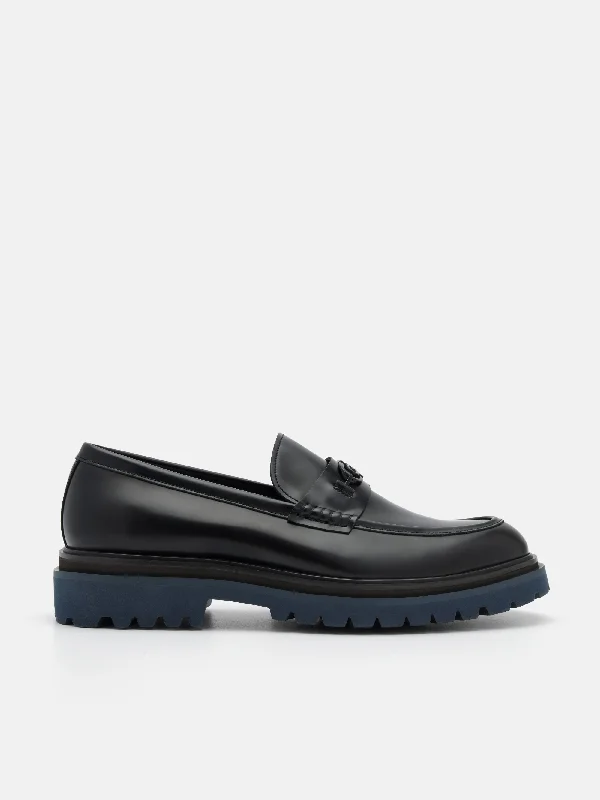 Men's loafers with a stretchy side panel for a better fitPEDRO Icon Leather Loafers