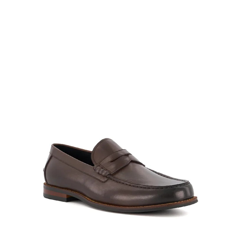 Men's loafers with a flexible sole for easy movementSAMSON - BROWN