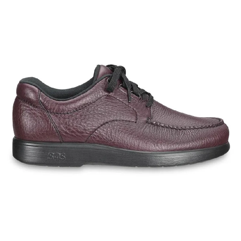 Men's Oxfords with a lace - up closure and a narrow fitSAS Men's Bout Time Cordovan