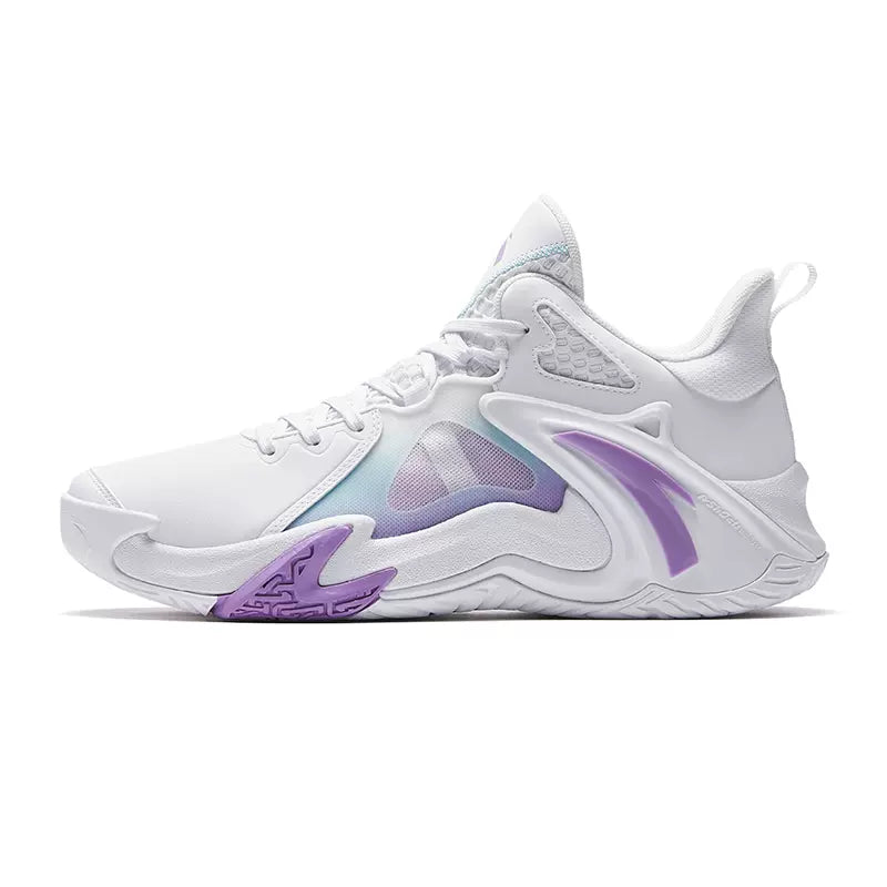 Men's basketball shoes with a dynamic fit system for a snug feelAnta Airspace 4.0 Summer - White/Purple Men's basketball shoes with a dynamic fit system for a snug feelAnta Airspace 4.0 Summer - White/Purple