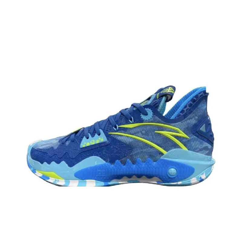 Men's basketball shoes with a strap or buckle for added support and styleAnta Shock Wave 5 - Ocean Blue