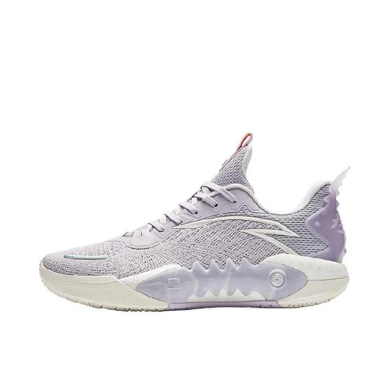 Men's basketball shoes with a minimalist aesthetic for a clean lookAnta Shock Wave 5 TD V2 - Purple/White