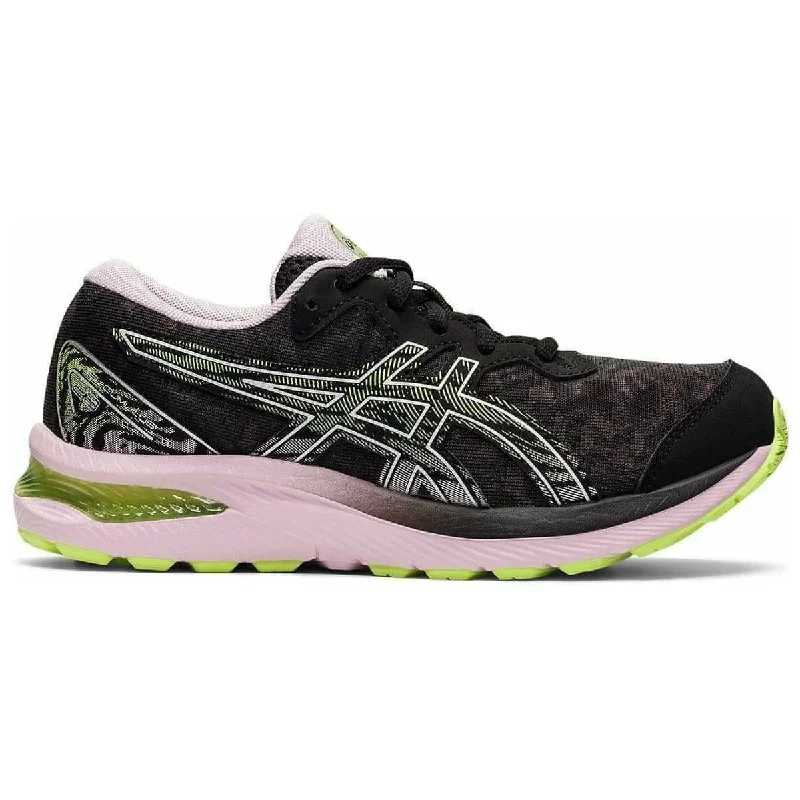 Men's lightweight running shoes with a mesh upperAsics Gel Cumulus 23 GS Junior Running Shoes - Black