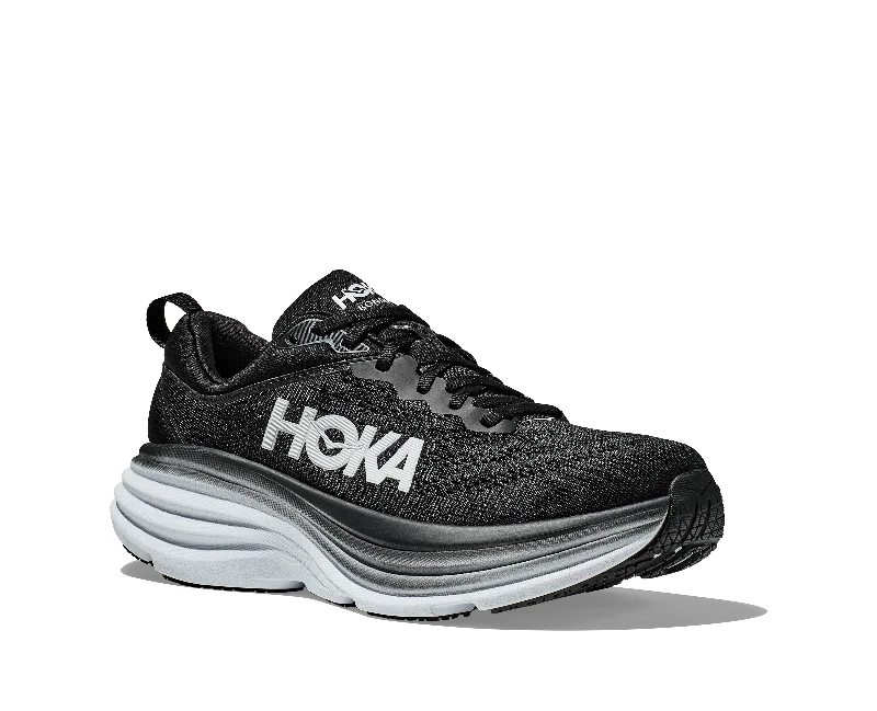 Men's running shoes with a flexible sole for easy movementHOKA BONDI V8 MEN WIDE