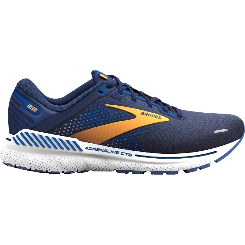 Men's running shoes with a flexible sole for easy movementBrooks Adrenaline GTS 22 Mens Running Shoes - Blue