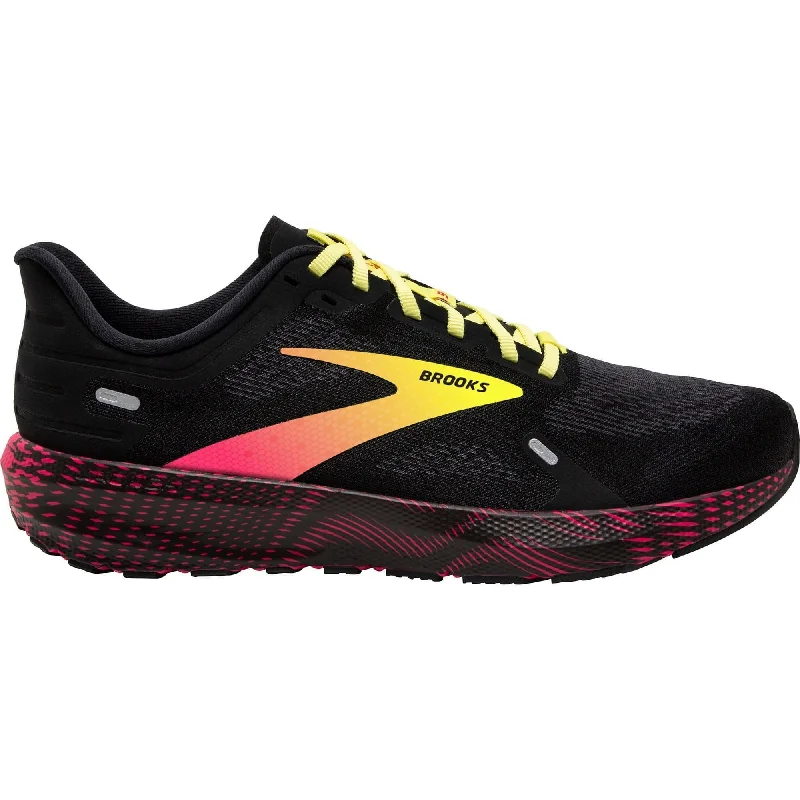 Men's running shoes with a stability control systemBrooks Launch 9 Mens Running Shoes - Black