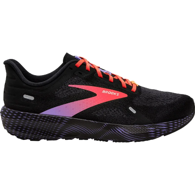 Men's running shoes with a padded heel collarBrooks Launch 9 Womens Running Shoes - Black