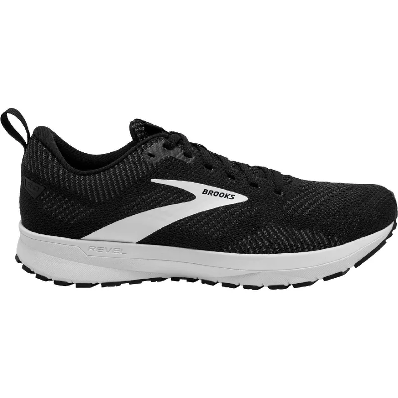 Trail - running men's shoes with a rugged outsoleBrooks Revel 5 Mens Running Shoes - Black