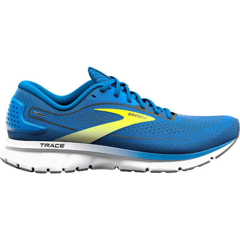 Men's running shoes with a traction - optimized outsoleBrooks Trace 2 Mens Running Shoes - Blue