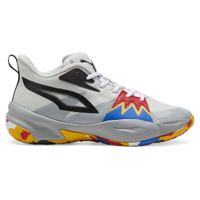 Men's basketball shoes equipped with Hyperfuse construction for durabilityGenetics Men's Basketball Shoes