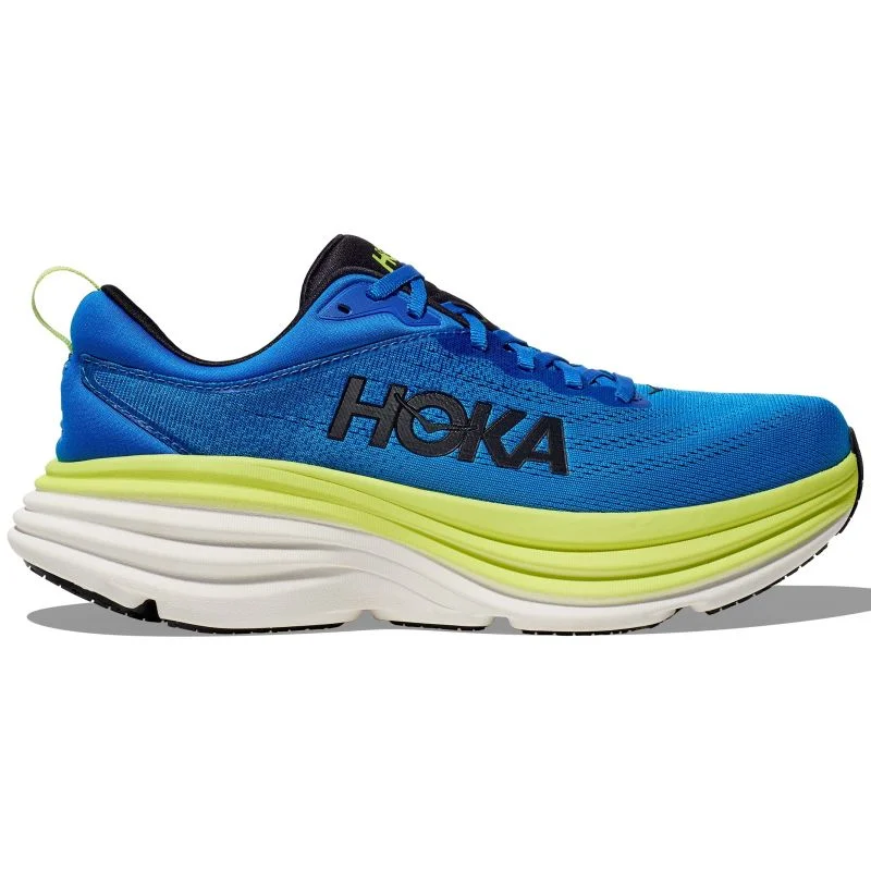 Men's running shoes with a supportive midfoot strapHoka Bondi 8 D Mens Running Shoes