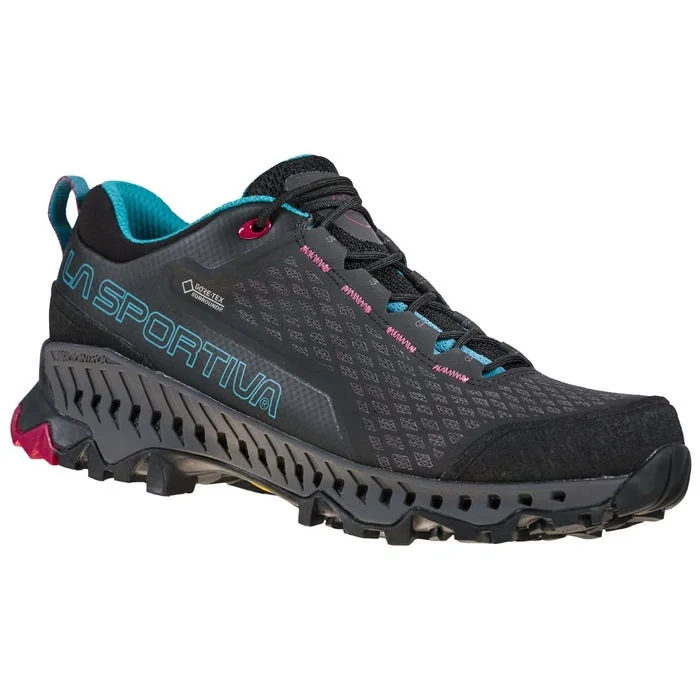 Men's hiking boots with a waterproof zipper closureLa Sportiva Spire GTX Womens Hiking Shoe - Black/Topaz