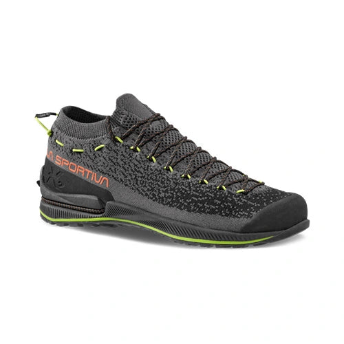 Men's hiking boots with a quick - lace systemLa Sportiva TX2 Evo Mens Approach Shoe - Carbon/Cherry Tomato