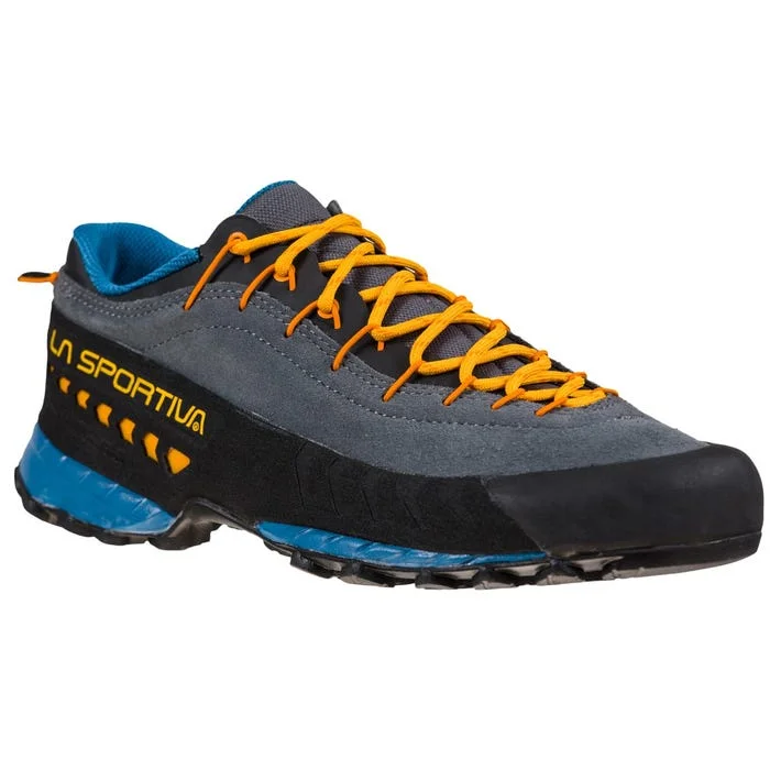 Men's hiking boots with a high - traction rubber outsoleLa Sportiva TX4 Mens Approach Shoe - Blue/Papaya