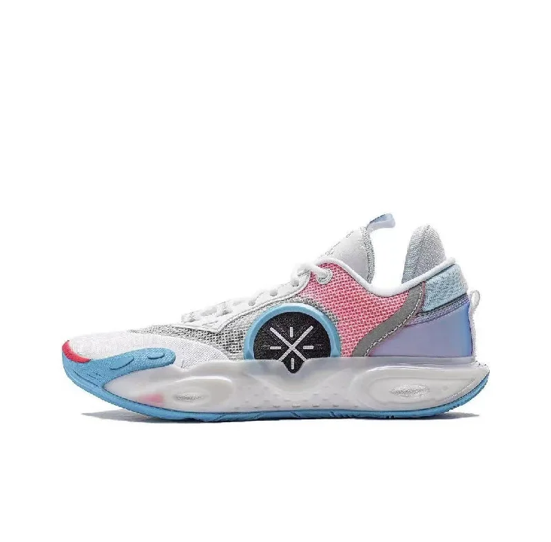 Men's basketball shoes with Zoom Air cushioning technologyLi-Ning Wade All City 12 - Blue/Pink