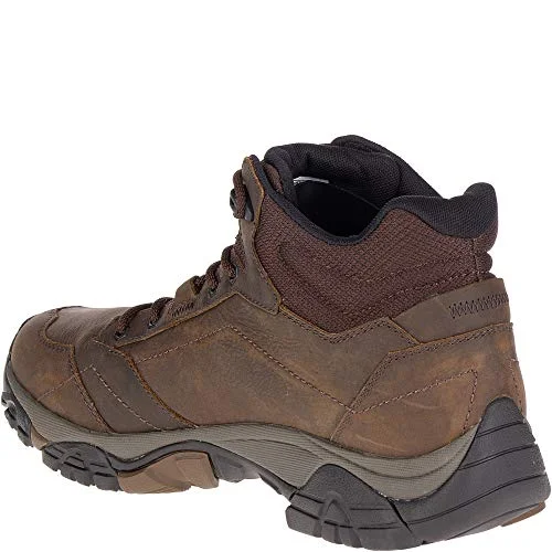 Men's hiking boots with a lightweight designMerrell Herren Moab Adventure Mid Wp Trekking Wanderstiefel, Braun Dunkle Erde, 45 EU