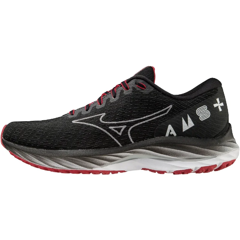 Men's running shoes with a brightly colored designMizuno Wave Rider 26 Amsterdam Running Shoes - Black