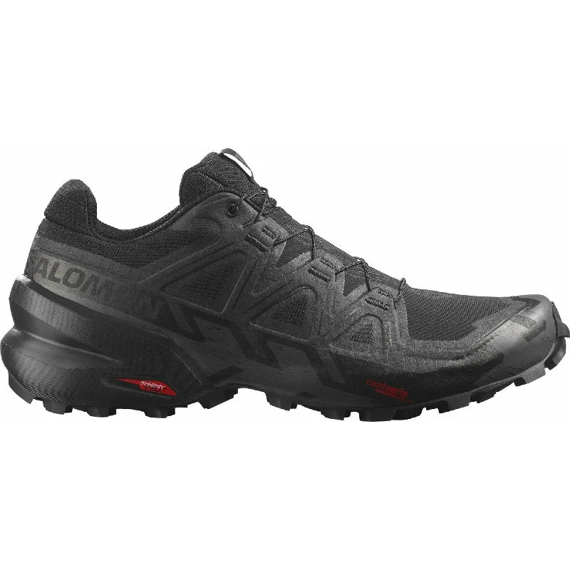 Men's lightweight running shoes with a mesh upperSalomon Speedcross 6 Mens Trail Running Shoes - Black