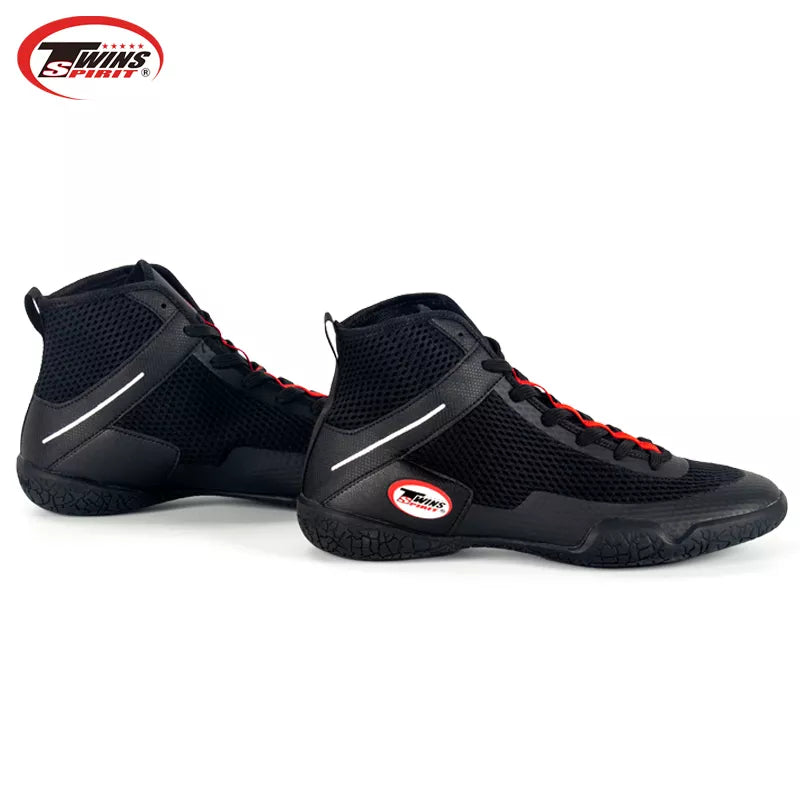 TWINS SPIRIT TBS7 BOXING SHOES BOXING BOOTS EUR 37-46 Black