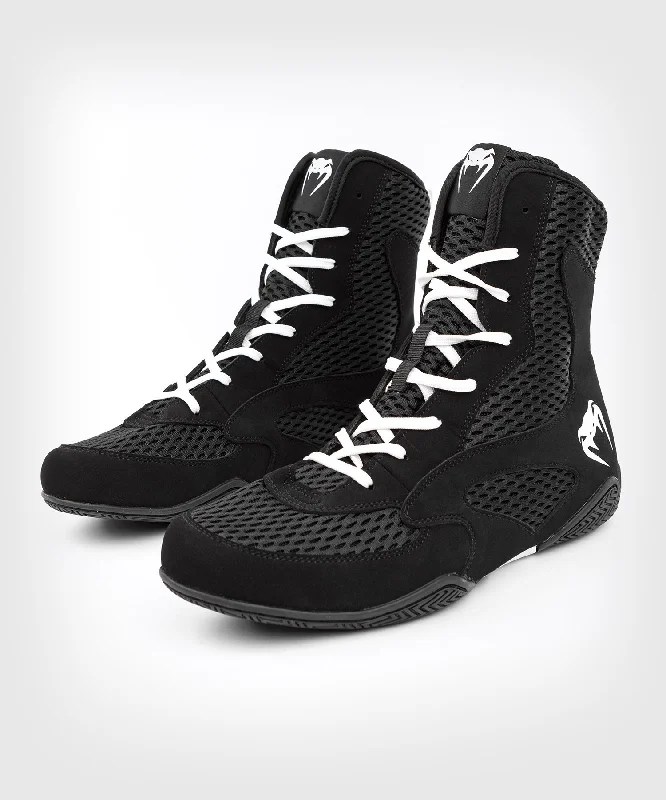 VENUM CONTENDER BOXING SHOES BOXING BOOTS EUR 41-43 BLACK/WHITE