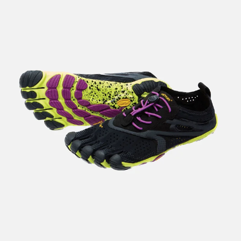 Men's hiking barefoot shoes with a high - ankle support designVibram V-Run Women's Barefoot Running Footwear - Black