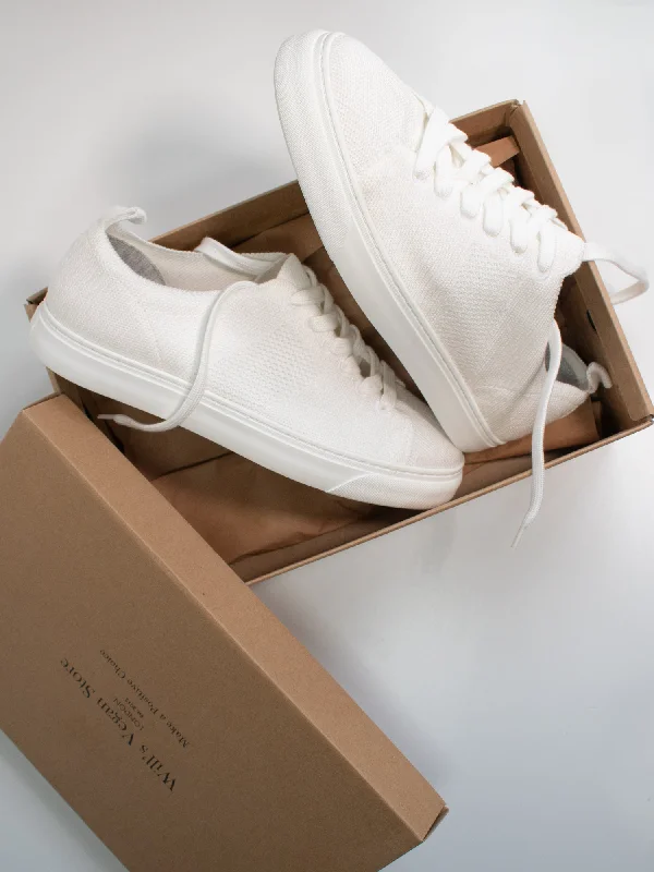 Men's sneakers with a perforated leather upper for ventilationBiodegradable NY Sneakers