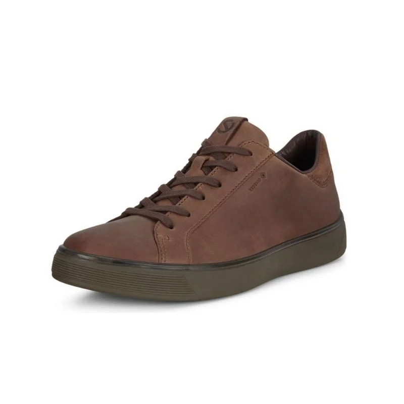 Men's walking shoes with a padded collar and tongueEcco Street Tray M Men's Casual Shoes 504574-55778