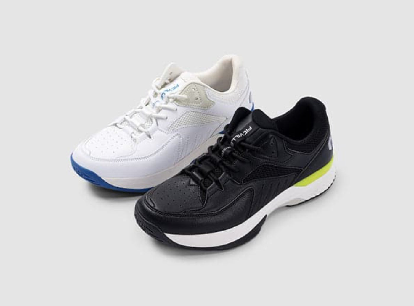 Men's walking shoes with a traction - optimized outsoleFitVille Men's Court Tennis Amadeus V1 2-Pair Bundle