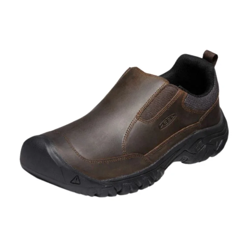 Men's walking shoes with a durable outer soleKeen Targhee III Dark Earth/Mulch Slip-On Men's Walking Shoes