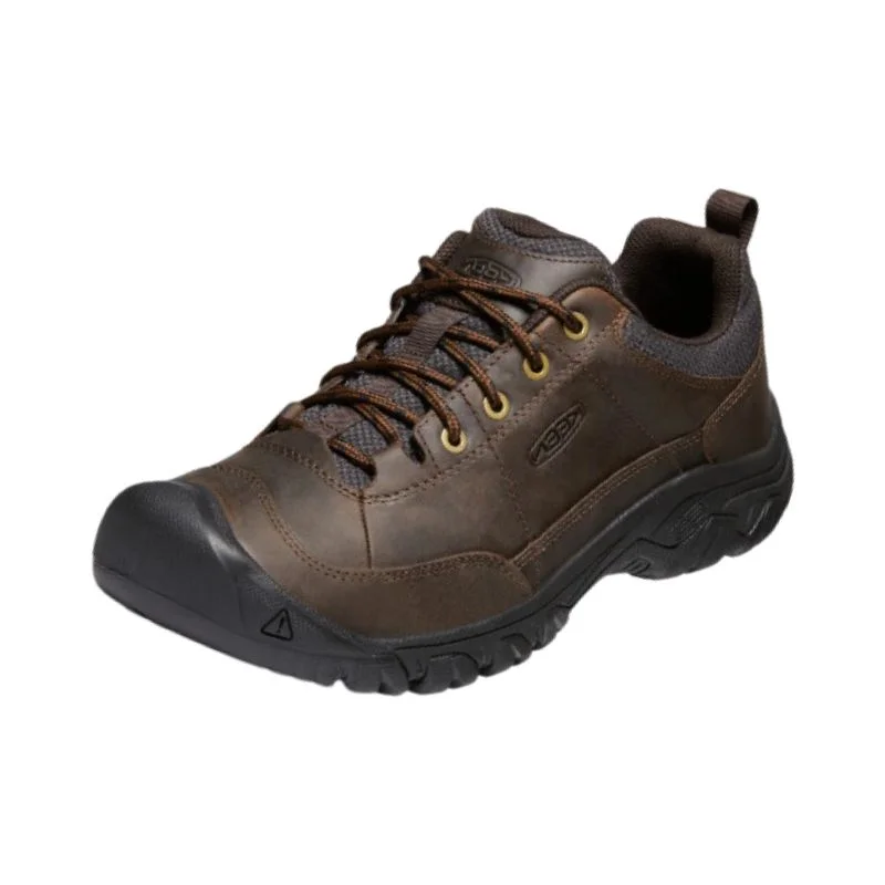 Cushioned men's walking shoes for all - day comfortKeen Targhee III Oxford Dark Earth/Mulch Men's Walking Shoes