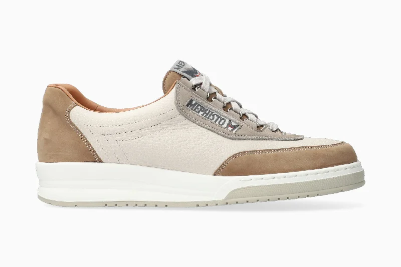 Men's sneakers with a reflective stripe for visibilityMatch - Taupe