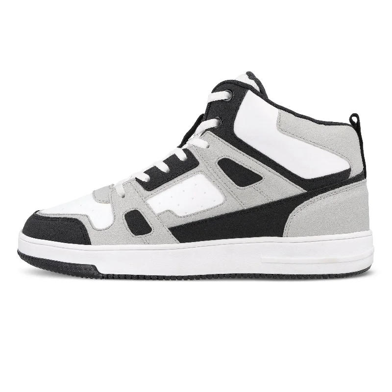 Men's sneakers with a cushioned midsole for comfortMen's High Top Sneakers - WY3466 Black White