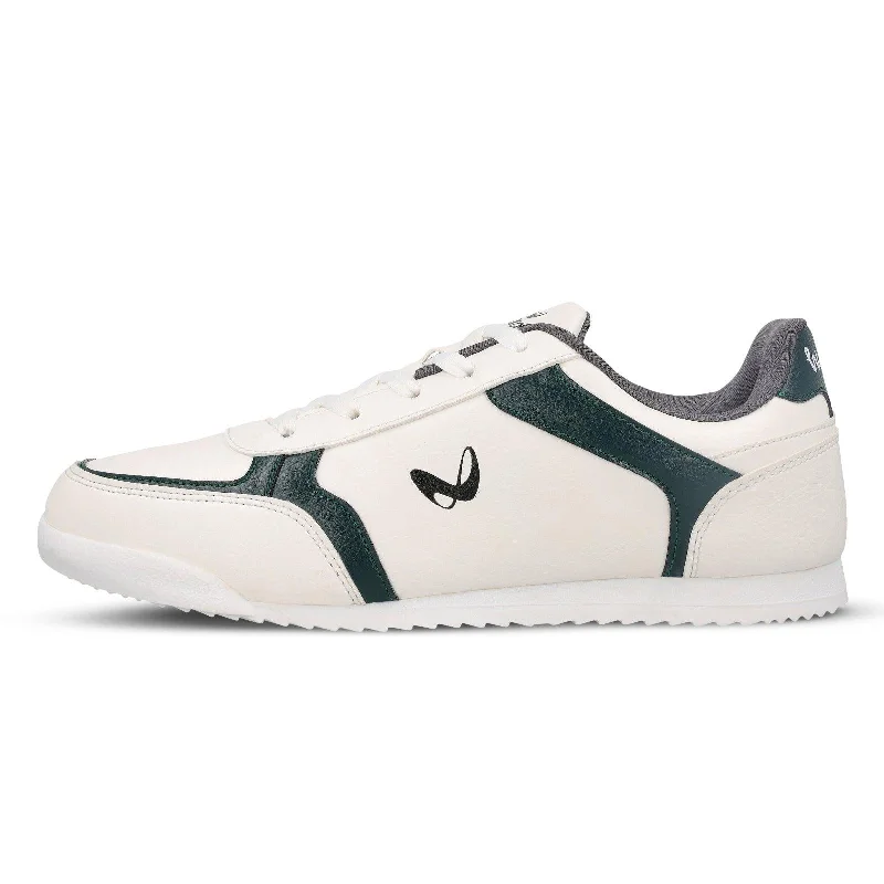 Men's sneakers with a leather lining for breathabilityMen's Low-Top Sneakers -  WY3459 White Green