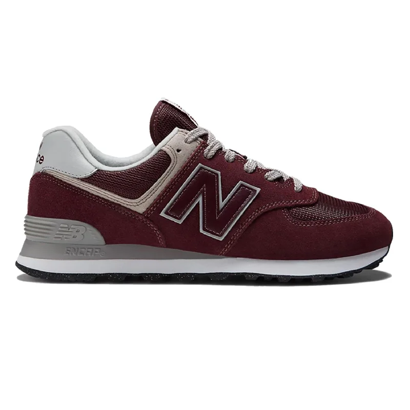 Burgundy/White