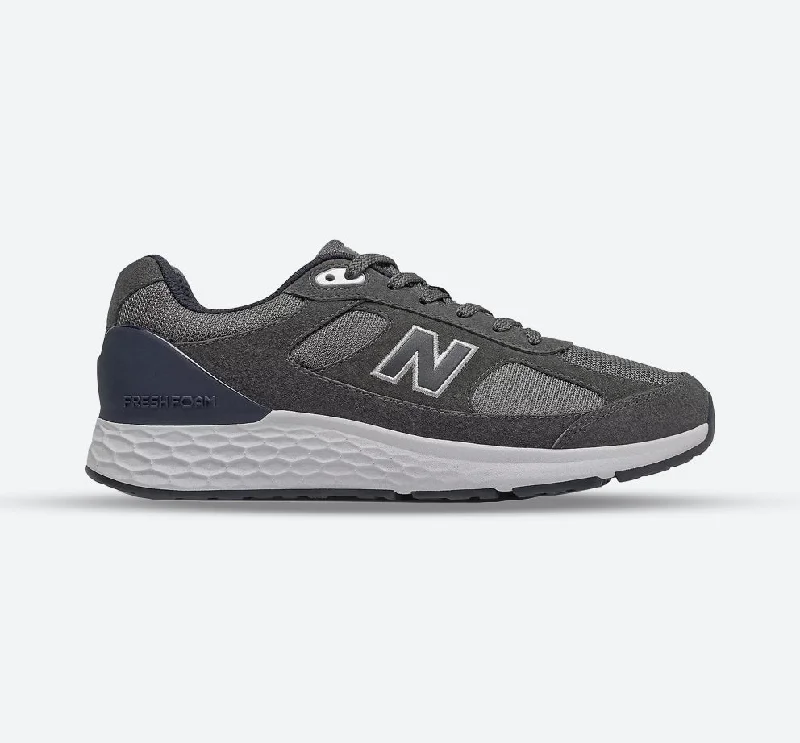 Men's high - top sneakers with a canvas upperMens Wide Fit New Balance Fresh Foam MW1880 Walking Sneakers