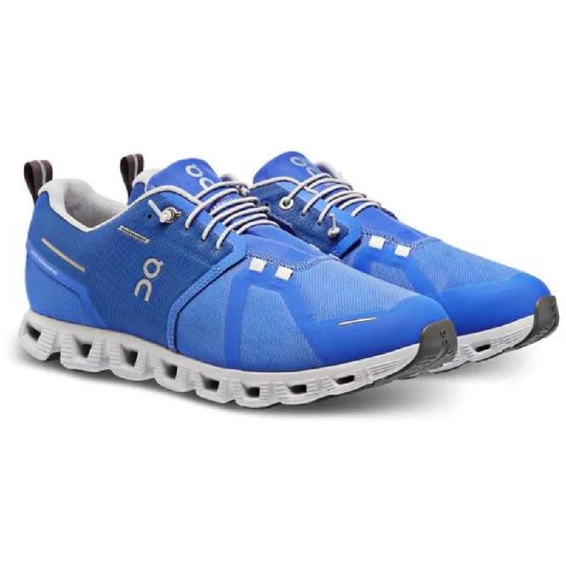 Men's sneakers with a perforated leather upper for ventilationOn Cloud 5 Blue Waterproof Sneaker - 59.98345