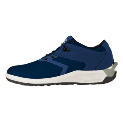 Men's walking shoes with a low - heeled designPowerlace All Terrain Blue Auto-Lacing Men's Walking Shoes