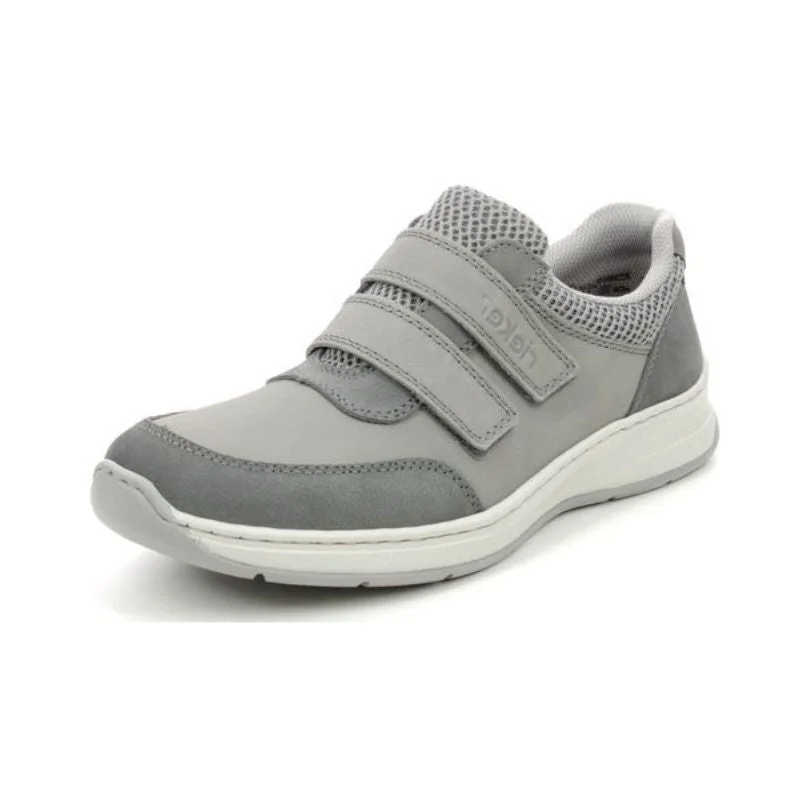 Men's walking shoes with a flexible sole for easy movementRieker 14350-45 Grey Men's Shoes