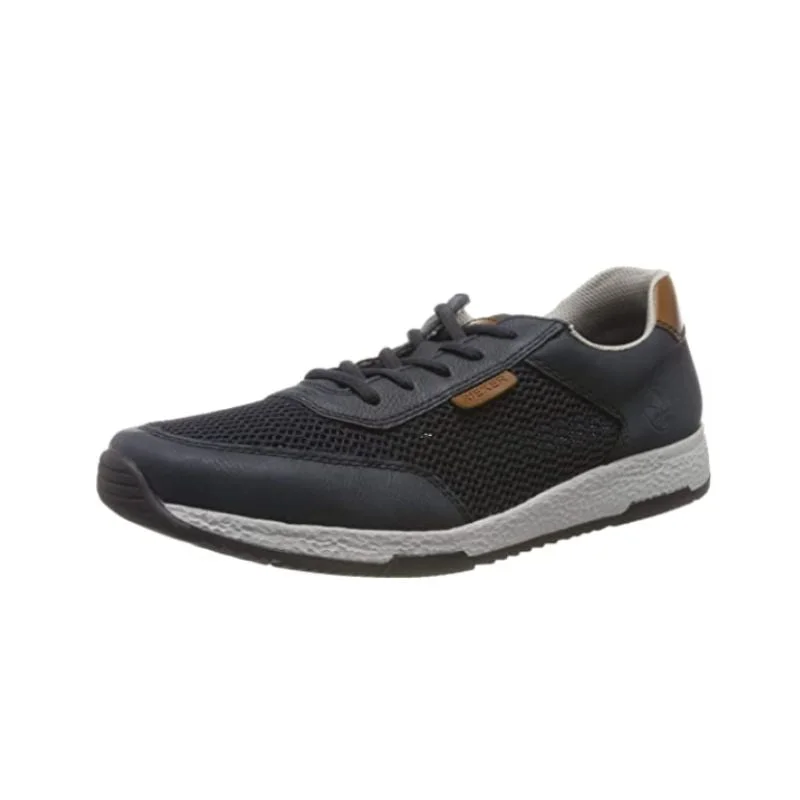 Men's walking shoes with a lace - up closure for a secure fitRieker B9425-19 Men's Walking Shoes