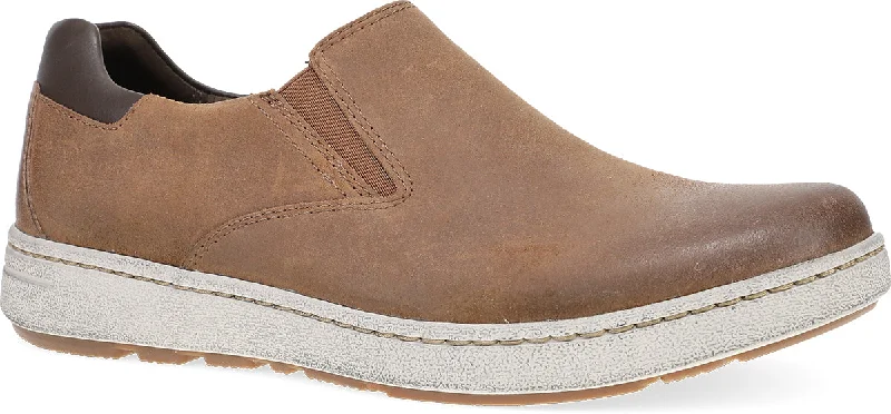 Men's walking shoes with a low - heeled designTrent Brown Slip On