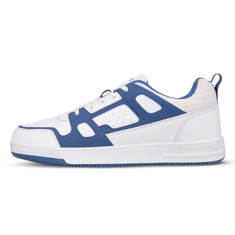 Running - inspired men's sneakers with a breathable meshMen's Casual Sneakers - WY3344 White Blue