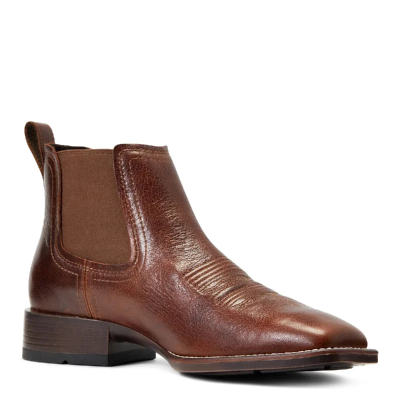 Men's ankle boots with a double - buckle strapMen's Booker Ultra Royal Brown