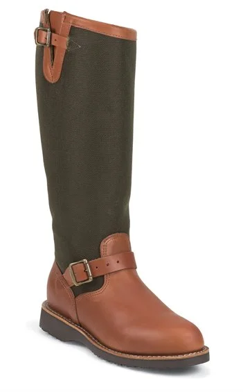 Vintage - style men's cowboy boots with a square toe23913 Descaro Pull on snake boots - wide fit EW