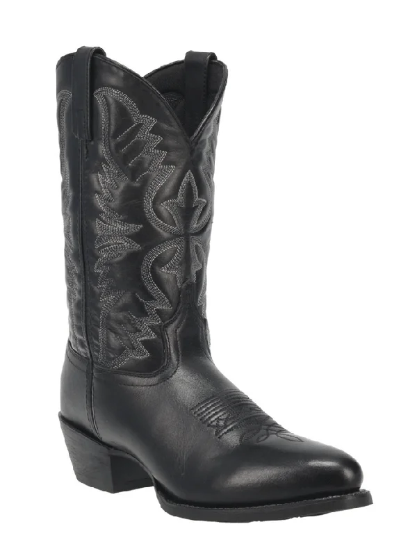 Men's cowboy boots with a leather sole for a classic lookLaredo 68450 Mens BIRCHWOOD Western Round Toe Boots Black