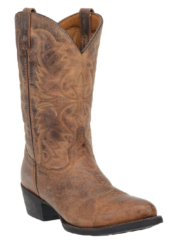 Alligator - print men's cowboy boots for a bold lookLaredo 68452 Mens BIRCHWOOD Western Round Toe Boots Tan