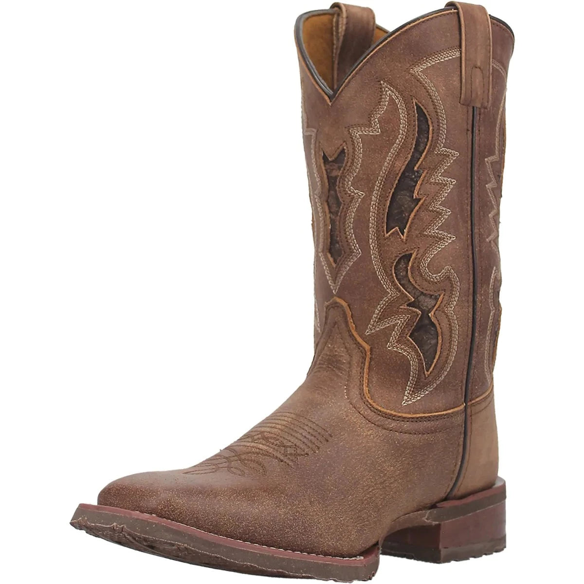 Men's cowboy boots with a pull - on strapLaredo Tan Martin Western Boot